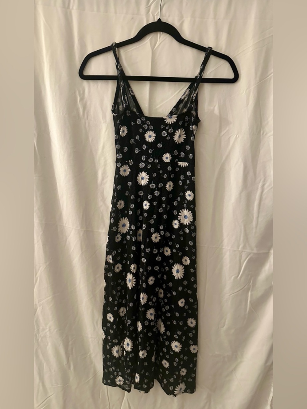 Forever 21 - Black Floral Print Maxi Dress - Small